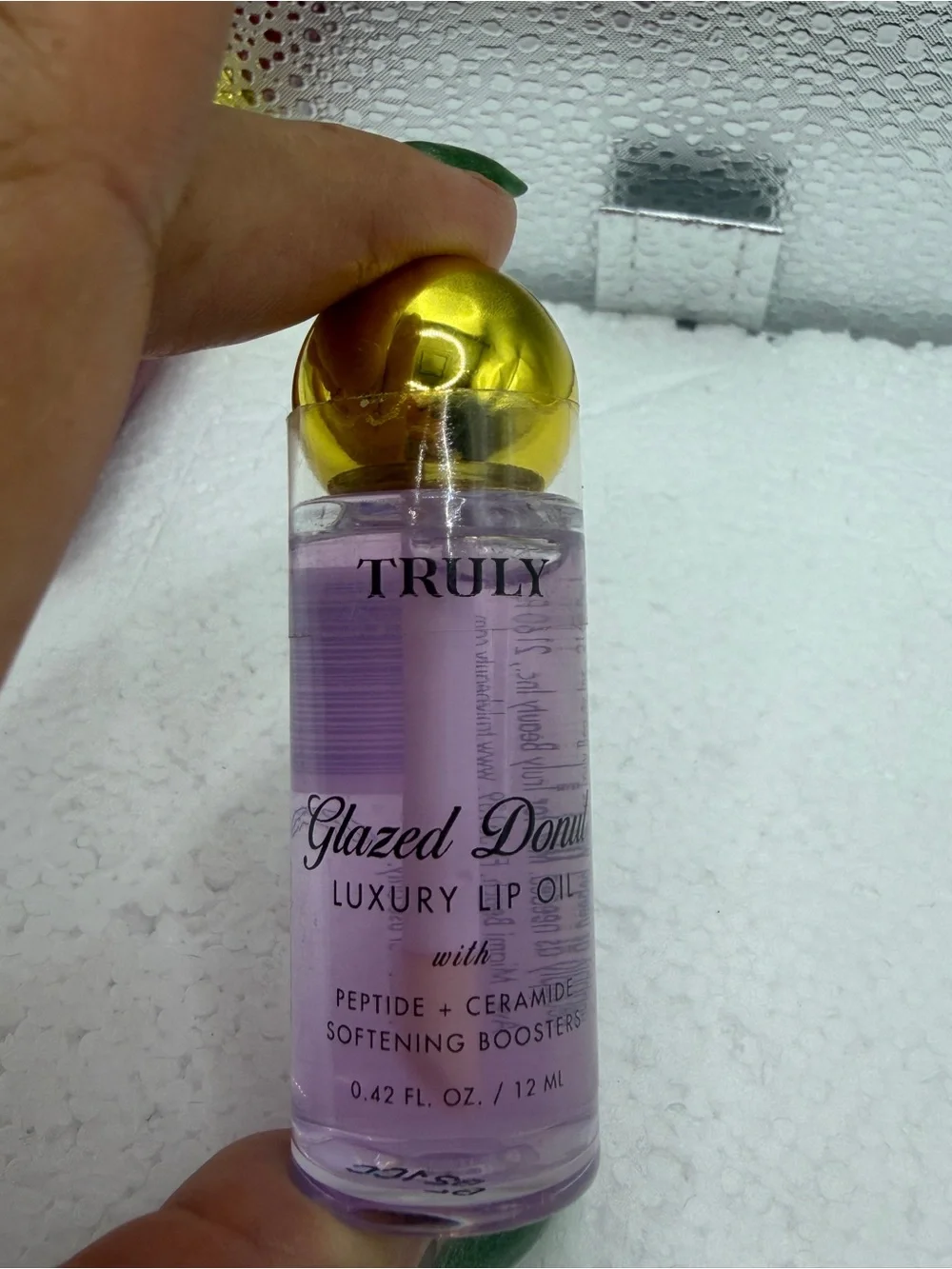 TRULY Luxury Lip Oil Duo — Cherry Baby & Glazed Donut